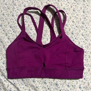 Lululemon Athletica Purple Strappy Sports Bra